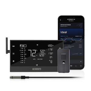 AC Infinity Controller AI+ with CO2 Sensor, AI-Powered Learning, CO2 Data Tracking for Optimized FAE, Temp, Humidity, and VPD Monitoring for Dynamic Level Adjusting Bluetooth & WiFi App