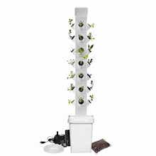 exo 24-plant vertical hydroponic garden tower system ExoTower 12 Plant Hydroponic Garden Tower