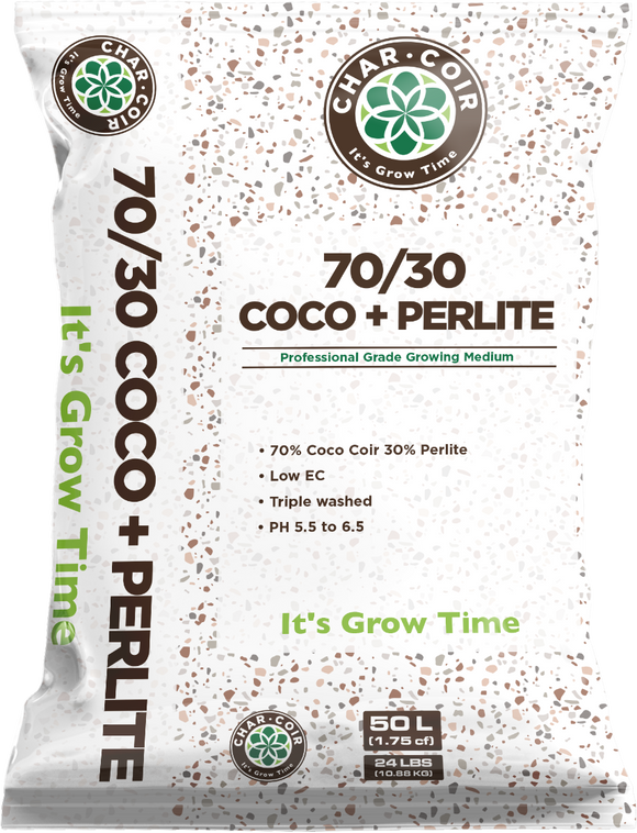 coconut coir and perlite potting mix Char Coir Coco + Perlite 70/30 – MASS Hydroponics