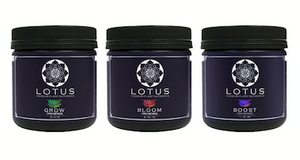 Lotus Nutrients Intro Pack w/Grow, Bloom, Boost