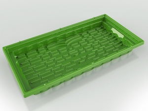 INCUBATOR BOTTOM TRAY | PAIR W/ INCUBATOR DOME & 50 CELL INNER TRAY