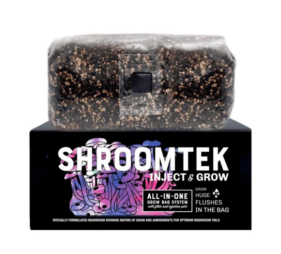 'ShroomTek' + Spore Boostr All-In-One Mushroom Grow Bag
