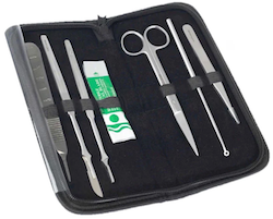 7 pc. Stainless Steel Mycology Lab Instrument Set