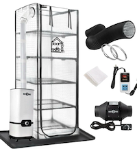 martha tent humidifier BoomRoom II' Automated Martha Tent Mushroom Grow Kit – MASS Hydroponics