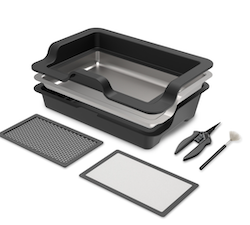 AC Infinity Large Trim Tray System, 3-Tray & 2-Screen Kit, Interchangeable and Ergonomic Design