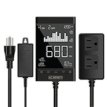 AC INFINITY CO2 CONTROLLER, SMART OUTLET CARBON DIOXIDE MONITOR FOR CO2 REGULATORS AND INLINE FANS