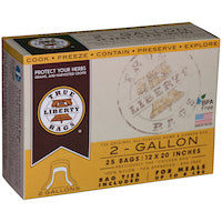 True Liberty 2 Gallon Bags 12 in x 20 in (10/pack)