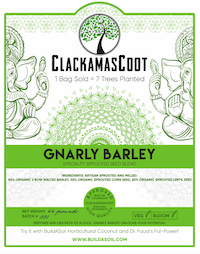 BuildASoil Clackamas Coots Official Gnarly Barley - Artisan Sprouted Seed Blend