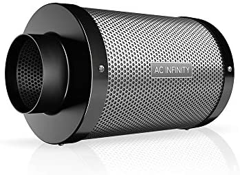 Ac Infinity, Duct Carbon Filter, Australian Charcoal, 8-Inch
